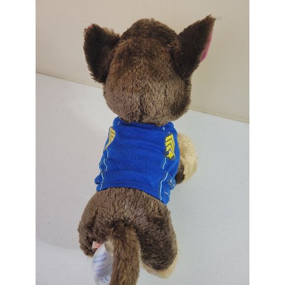 Build A Bear BAB Paw Patrol Chase Dog Cute Plush Stuffed Animal Toy 14" - Picture 4 of 13